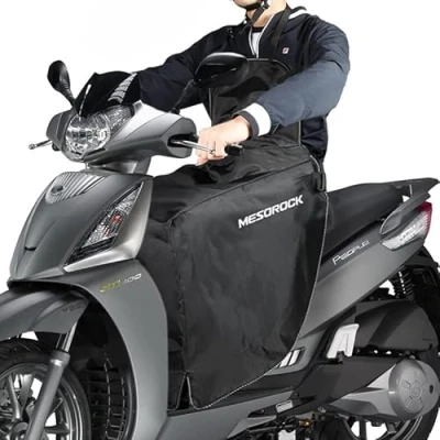 Image of Glorlliant Universal Scooter Leg Cover, Apron Motorcycle Multifunctional Wheelchair Cover Waterproof Apron, Fleece Lined Blanket, Cold &amp; Rain Protection