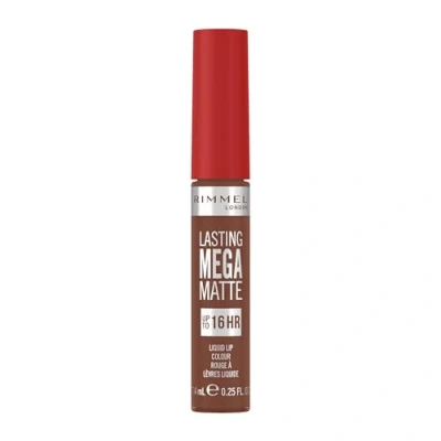 Image of Rimmel London Lasting Mega Matte Liquid Lipstick, Long Lasting, Hydrating, Vegan Formula 725 Love Bite, 7.4ml (0.25oz)