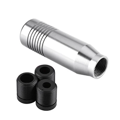 Image of Momo Aluminum Universal Unlimited Car Manual Stick Shift Knob Shifter 8.5CM Head (with 3 size sets)(Silver)