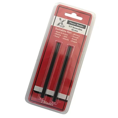 Image of Xcalibur Tooling Planer Blades 82mm Reversible TCT Compatible with Makita D 07945 Twin Pack