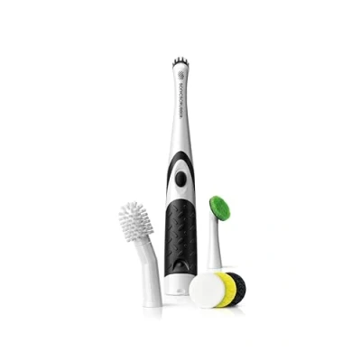 Image of SonicScrubber Household Cleaning Brush Heads Electric Scrubbing Accessory Home, Kitchen &amp; Bathroom Removes Mould Cleans Grout (Washing Up System)