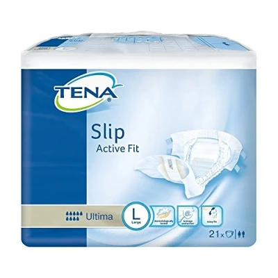 Image of Tena Slip Active Fit Ultima Large Pack of 21 (Incontinence Slips)