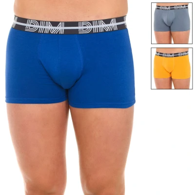 Image of Dim Mens Pack 3 Boxers System breathable fabric D01QU man Multicolour Size X Large