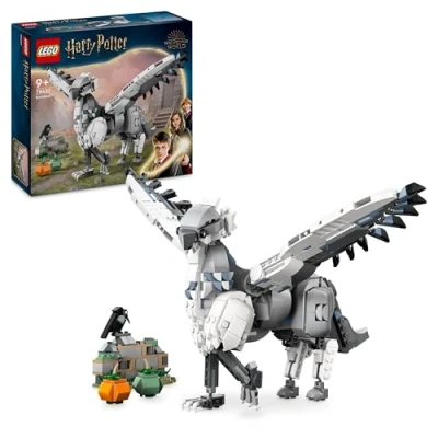 Image of LEGO Harry Potter Buckbeak, Hippogriff Toy, Magical Creature Figure, Collectible, Creative Kids’ Bedroom Decoration, Wizarding World Gift Idea for 9 Plus Year Old Boys, Girls and Fans 76427