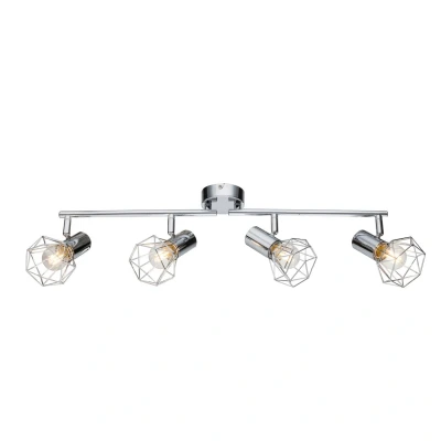 Image of Globo Moving spotlights 4 bulb ceiling light Daiva