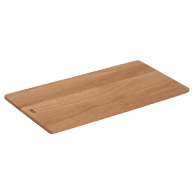 Image of GROHE Wooden Chopping Board, Over Kitchen Sink Cutting Dimensions 490 x 240 19 mm, Material Oak, 40751HW0