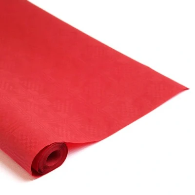 Image of Red Paper Banquet Roll 25M X 1.2M