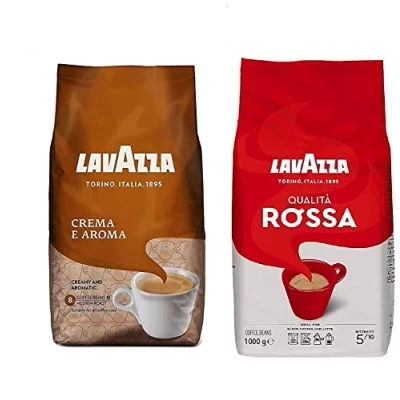 Image of Lavazza 1 x Crema E Aroma kg &amp; Qualita Rossa Coffee Beans kg,