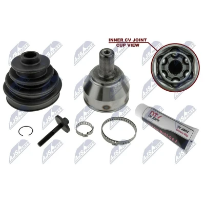 Image of 1302515, 1359663, 1493015, 1702520 CV Joint NTY NPZ FR 027 Wheel Side FORD: Focus 2, 2 Kombi, C Max