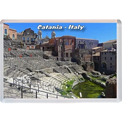 Image of Baked Bean Store Catania Sicily Italy 96 x 67mm Jumbo Fridge Magnet/Magnets BBSFHM280
