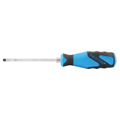 Image of GEDORE Screwdriver slotted with striking cap, Screwdriver, 3 component handle, length 370 mm, Tool, 2154SK 14