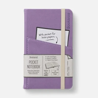 Image of IF Bookaroo A6 &#039;Pocket&#039; Notebook Aubergine