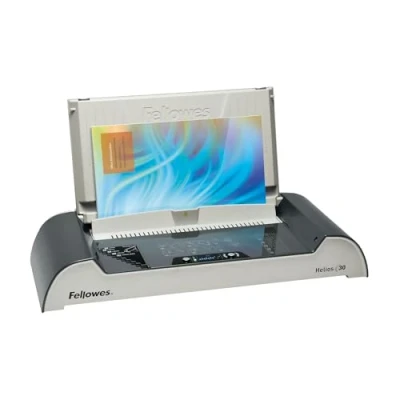 Image of Binding Machine for Office Fellowes 4 Minute Heat Up Helios 30 300 A4 Sheet Thermal Binder with Sleep Mode and Advanced Safety Documents Graphite