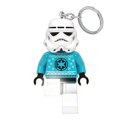 Image of IQ Spiele Lego Stormt. Ugly Sweater Key Chain with LED Light