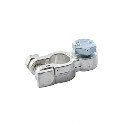 Image of HELLA 8KX 707 913 001 Battery Post Clamp for negative terminal 12/24V Ø: 15.9mm from: 50mm² to: 120mm² M 10 x 1,5 with bolts