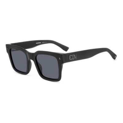 Image of Sunglasses Dsquared2 Icon 0010/s col. 003/ir Man Square Black