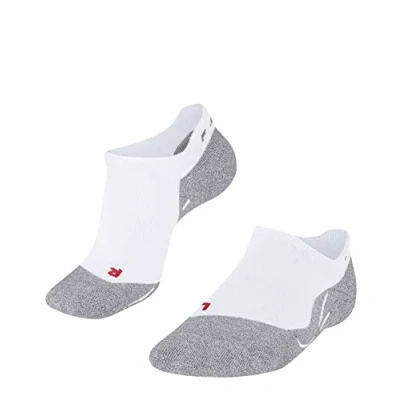 Image of FALKE Men&#039;s RU3 Comfort Invisible M IN Lyocell Functional Yarn Anti Blister 1 Pair Running Socks, White (White Mix 2020), 5.5 7.5