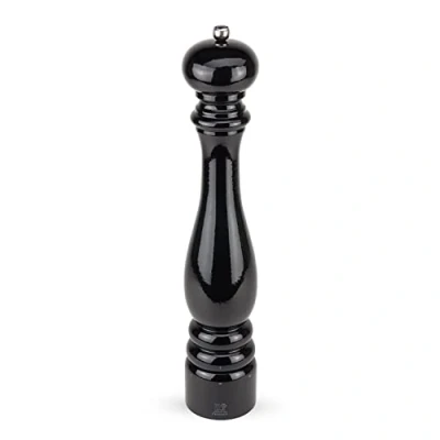 Image of PEUGEOT Paris u&#039;Select 40 cm Pepper Mill 6 Predefined Grind Settings Made with PEFC Certified Wood in France Black Laquered Colour