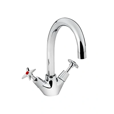 Image of Bristan VAX2 SNK C Value Twin Lever Mono Sink Mixers, Chrome