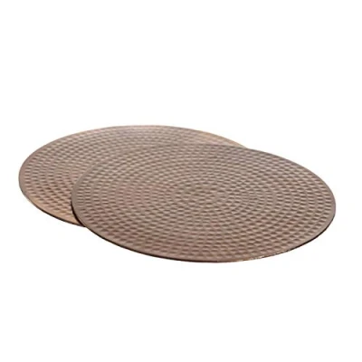 Image of Just Slate Copper Place Mats, 22.5 cm diameter