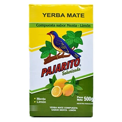 Image of Yerba Mate Pajarito Mint/Lemon 500g
