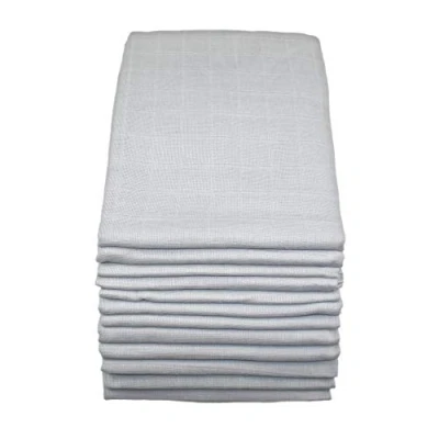 Image of MuslinZ 12PK 100% Pure Cotton Baby Muslin Squares 70x70cms Grey