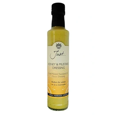 Image of Just Rapeseed Oil Country Herb Salad Dressing (6x250ml) (Honey and Mustard)