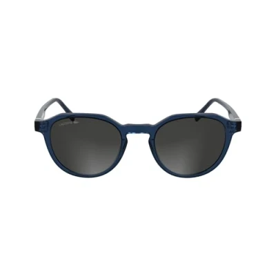 Image of Lacoste Man L6052S 410 Sunglasses Bio inject Blue Squared Normal