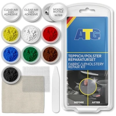 Image of ATG Autozubehör Teile Gerl Carpet Upholstery Burn Hole Cut Rips Tears Repair Kit Kits Car
