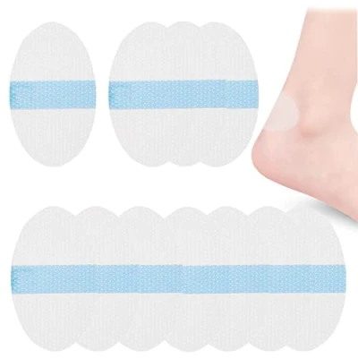 Image of 20 Pcs Blister Plasters, Invisible Bandages Waterproof Cushion Pads Heel Plasters Prevention for Feet Toes