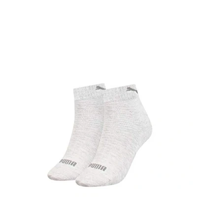 Image of PUMA Women&#039;s Quarter, White, 35/38 (Pack of 2)