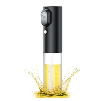 Image of Barfeery 1 PCS Oil Sprayer for Cooking Electric Olive Black Glass Fine Mist Portable Dispenser