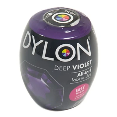 Image of Dylon Machine Dye Pod Box of 3 Deep Violet, 25 x 10 4 cm