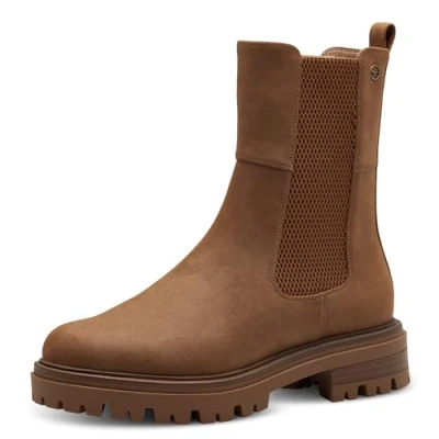 Image of Tamaris Women&#039;s 1 25488 41 Chelsea Boot, Cognac, 4.5 UK