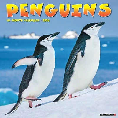 Image of Penguins 2024 12 X Wall Calendar