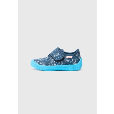 Image of Superfit BILL Slippers darkblue/lightgreen for kids, Size: 7K, Dark/blue/light/green shoes