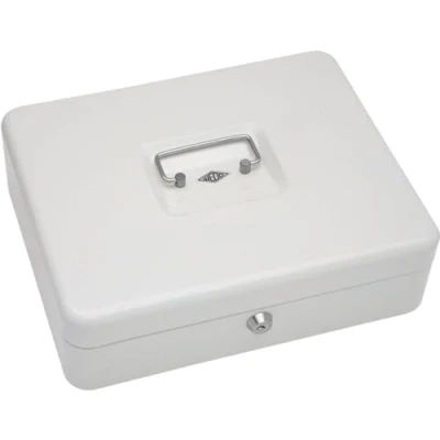 Image of Wedo 145 400X Cash Box in White Size 4 (30.0 x 24.0 9.0 cm.)