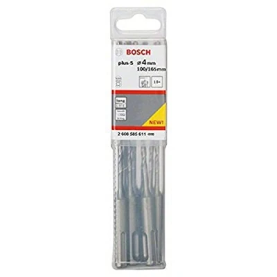 Image of Bosch 2608585611 4 x 100 165 mm SDS Plus 5 Drill Bits