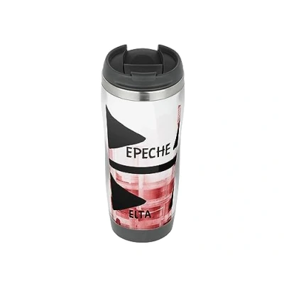 Image of Glades Depeche Mode Delta Machine Travel Mug, Thermal Insulated Cup for Hot and Cold Beverages Drinks