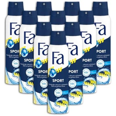 Image of Fa Sport Deodorant Spray 10 x 150 ml Pack of