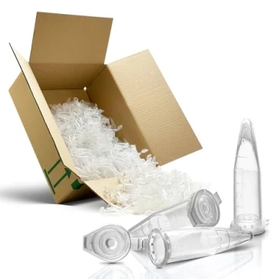 Image of 500pc RE GEN Micro Centrifuge Tube, 1.5ml Test Tubes Sample Vial Containers Clear Plastic Conical Microtube Graduated Tube Snap Closure Lid Laboratory
