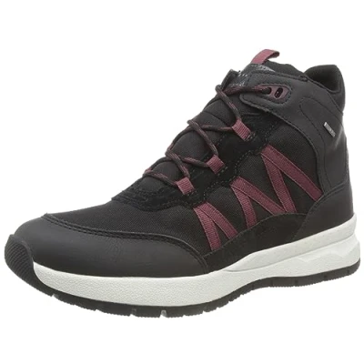 Image of Geox Women&#039;s D Braies B ABX A Sneaker, Black, 5 UK