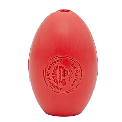 Image of La Maison du Savon de Marseille French Wall Rotating Argan Oil Soap Refill Mounted for Easy Hand and Body Wash Strawberry Rhubarb Fragrance 270g