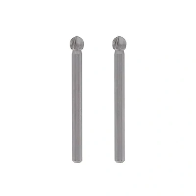 Image of Dremel 114 Milling Cutting Bits in 2 Pack Accessory Set Ball shaped High Speed Cutters with 7.8mm Working Diameter