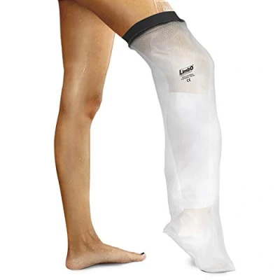 Image of LimbO Waterproof Protectors Cast and Dressing Cover Adult Half Leg (M80L: 41 54 cm Above Knee Circ. (Over 6’0))