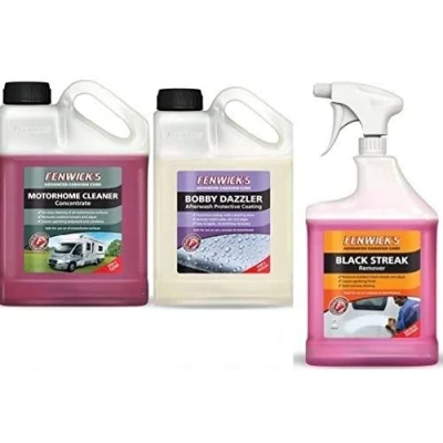 Image of Fenwicks Triple Pack Motor Home Cleaner Black Streak Remover Bobby Dazzler