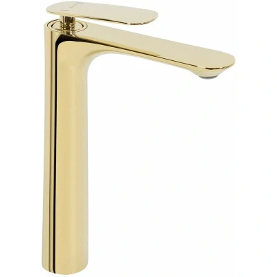 Image of REA 53580c77 9da7 4c6d 9ccc 0a15d3699509 Gold Bathroom Sink tap Berg High B2042