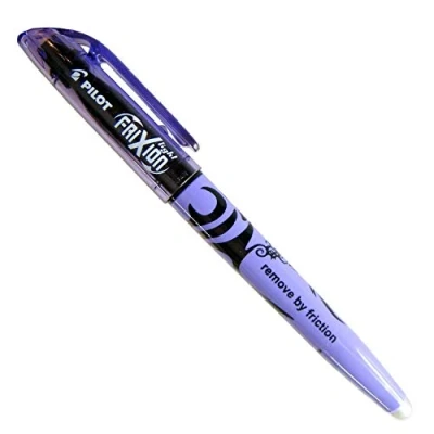 Image of Pilot FriXion Light Erasable Hi lighter (Highlighter) Pens Violet (Pack of 3) Supplied Loose