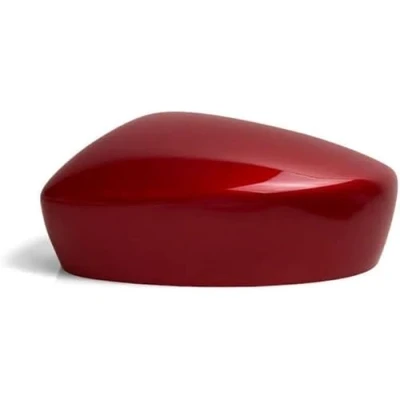 Image of HRDSFRC Car Wing Mirror Covers Caps for Mazda 2 Demio 2017 2018 2019 2020 2021 2022 2023, ABS Rearview Side Cap Shell Housing Door Rear Caps,D Red Left