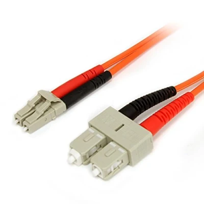Image of StarTech.com 3m Fiber Optic Cable Multimode Duplex 62.5/125 LSZH LC/SC OM1 LC to SC Patch (FIBLCSC3)